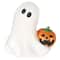 5.25" White Ghost with Jack-O'-Lantern Tabletop Décor by Ashland®